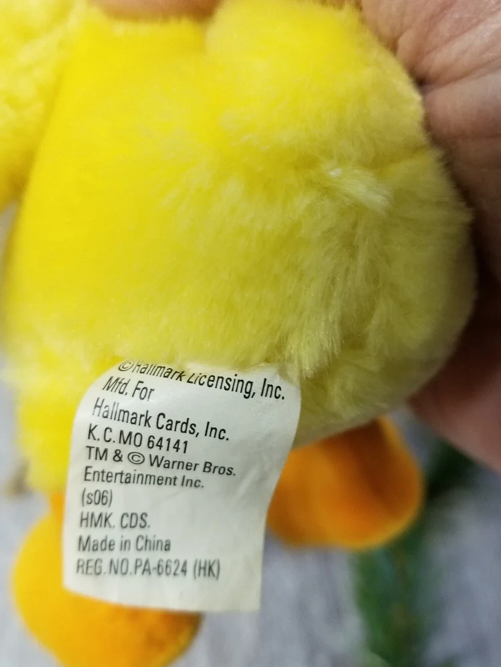 Retired Hallmark Tweety Bird Santa Plush